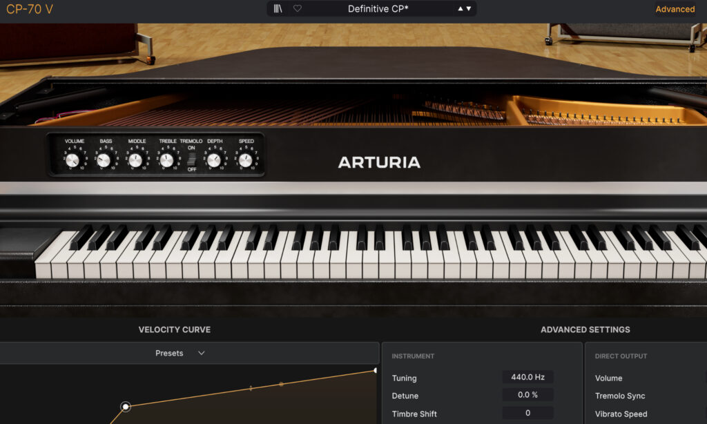 Yamaha CP VST: Arturia.