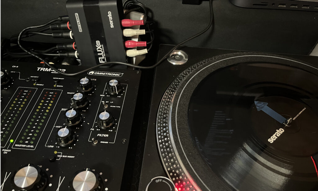 Test-Setup: Reloop-Flux mit Rotary-Mixer
