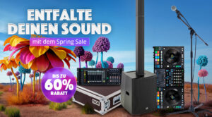 Thomann Spring Sale 2026 Live- und DJ-Deals: Mixer, Speaker, Mics und mehr