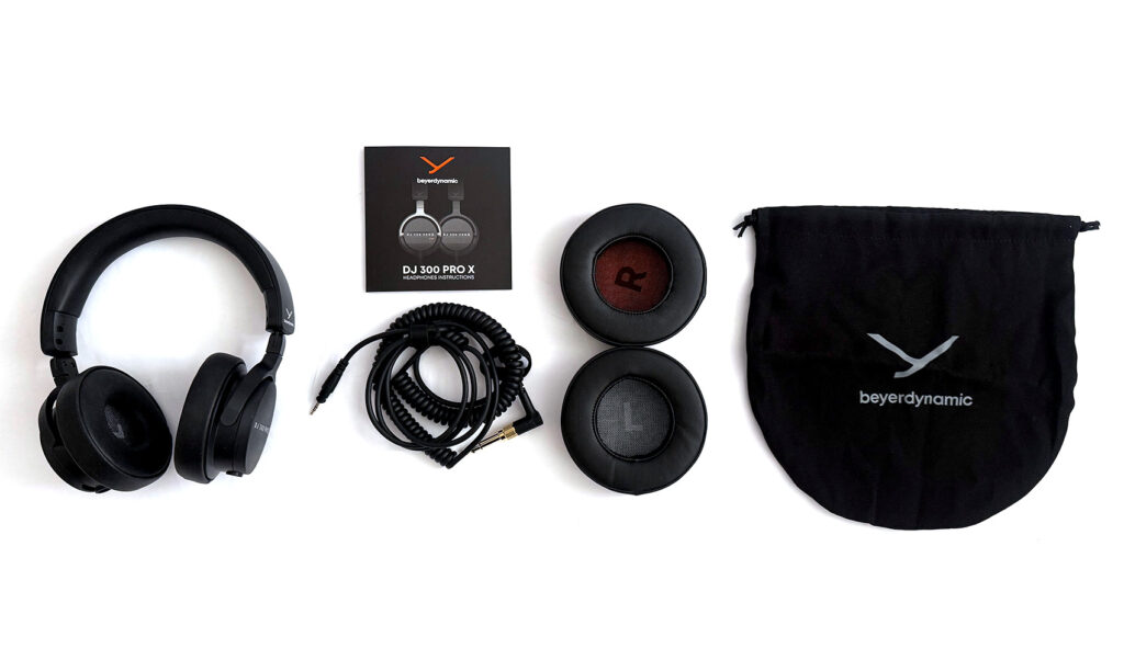 Das gehört zum Lieferumfang des Beyerdynamic DJ 300 Pro X