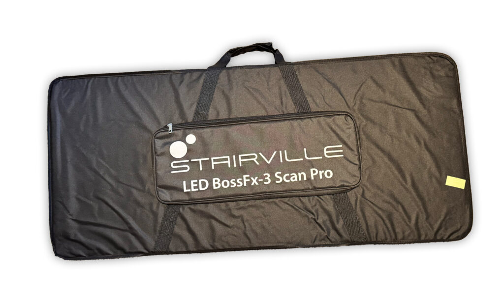 Nicht nur das Stairville BossFX-3 Scan Pro Set, …
