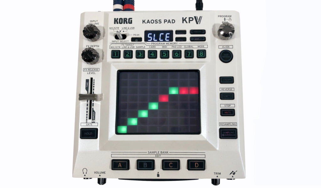 Im Slice-Menü können wir für acht Segmente des Sample-Loops neue Startpunkte setzen 