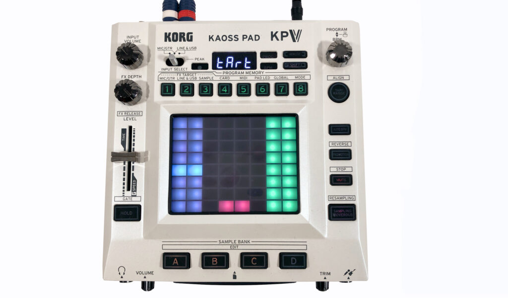 Startpunkt und Triggerverhalten des Samples wird im driten Menü des Edit-Modes definiert 