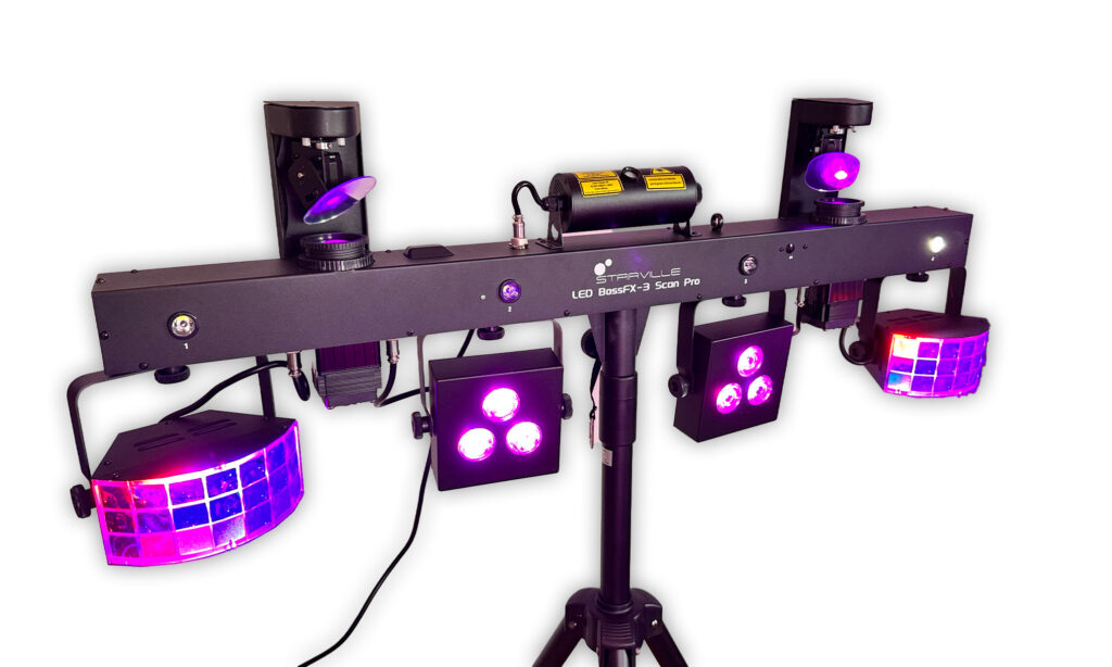 Im manuellen Modus lassen sich bereits alle Lampen anspielen