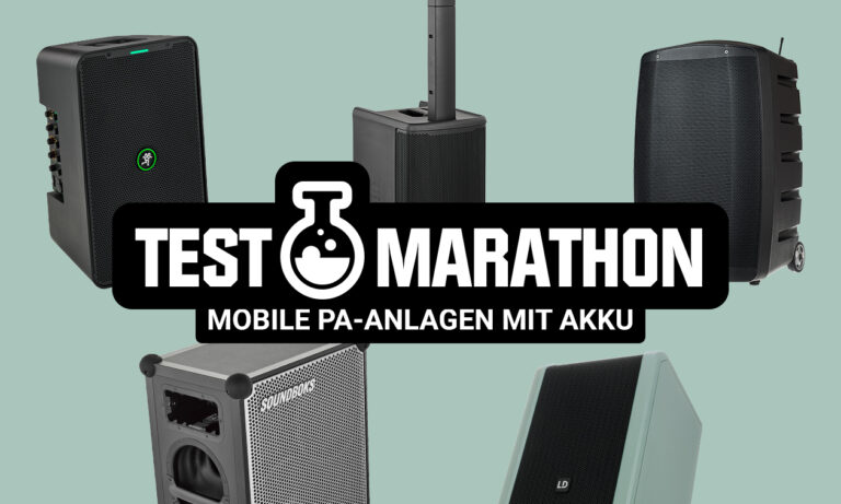 Testmarathon Mobile PA-Anlagen mit Akku Artikelbild