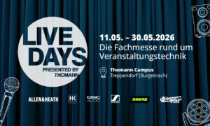 Live Days Presented By Thomann: Veranstaltungstechnik Event Artikelbild