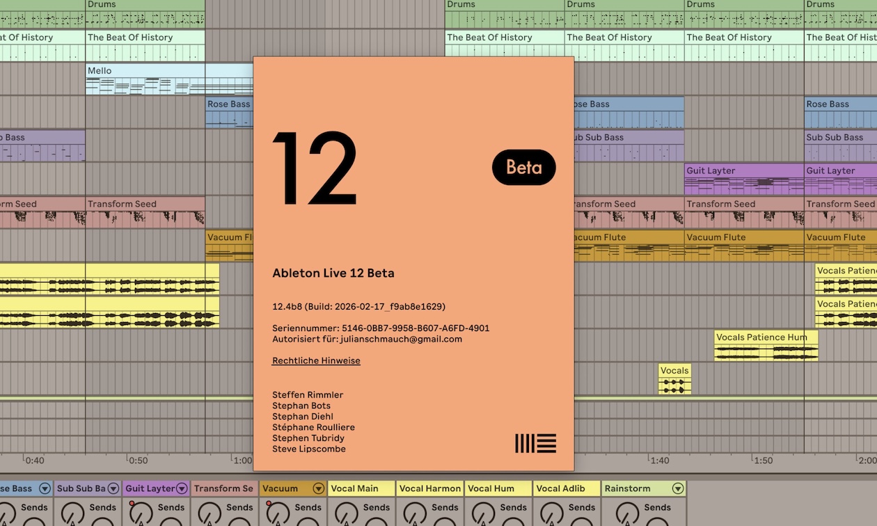 Ableton Live 12.4 steht in den Startlöcher – Release am 5. Mai Artikelbild