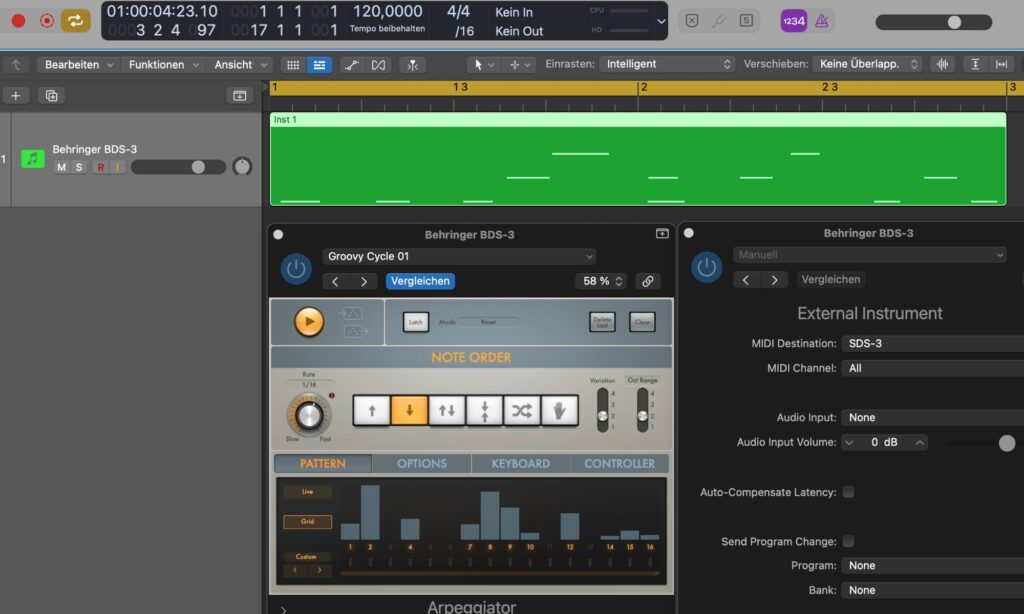 Behringer BDS-3: App.