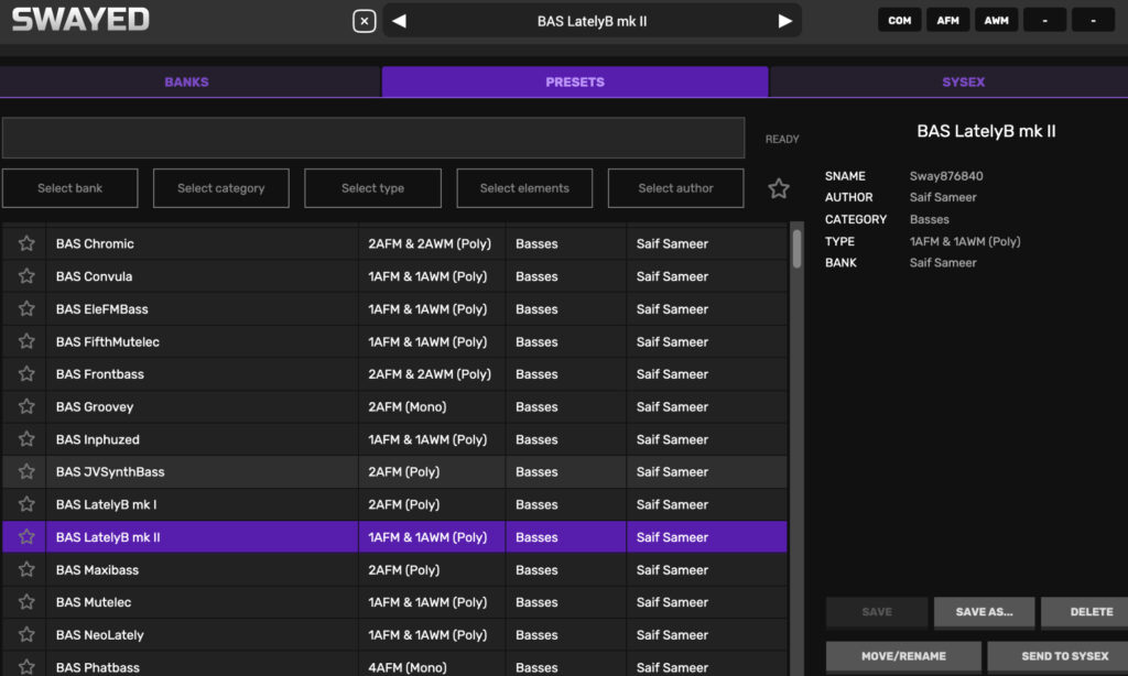 Stryde Audio Swayed: Factory Library.