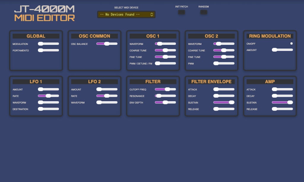 Behringer JT-4000M Web-Editor (Bildquelle: https://www.behringer-cz1-editor.co.uk/privacy.html)
