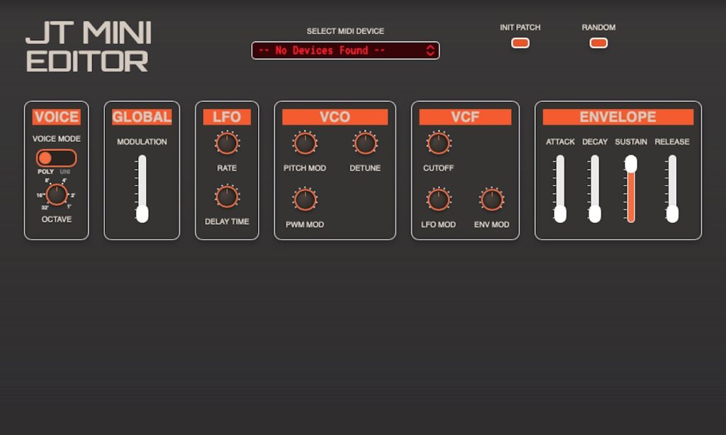 BehringerJT Mini Web-Editor (Bildquelle: https://www.behringer-cz1-editor.co.uk/privacy.html)
