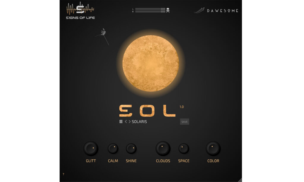 Die Sonne in der Mitte des Plugins spielt auf seinen Namen an.