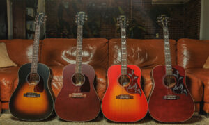 Neue Lackierungen für Gibson-Akustikgitarren der Serien J-45 Special, L-00 Special und Hummingbird Special Artikelbild