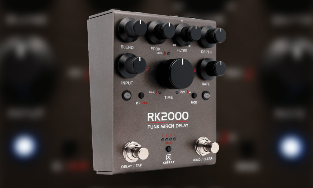 Keeley RK2000 Funk Siren Delay bonedo news