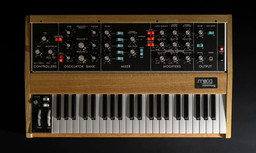 Minimoog Model D Bob Moog Tribute Edition (Bildquelle: Moog Music)