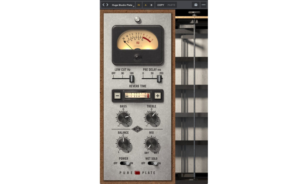 Schlichtes Plugin mit tollem Sound: Pure Plate Reverb.