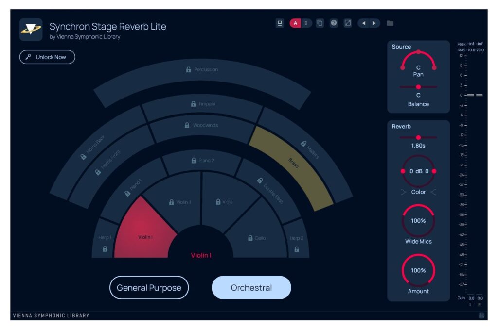 Der Reiter „General Purpose“ mit seinen Parametern.