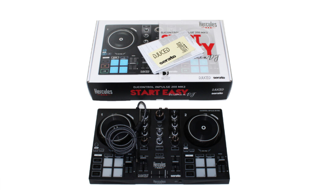 Das ist im Lieferumfang des Hercules DJControl 200 MK3 enthalten