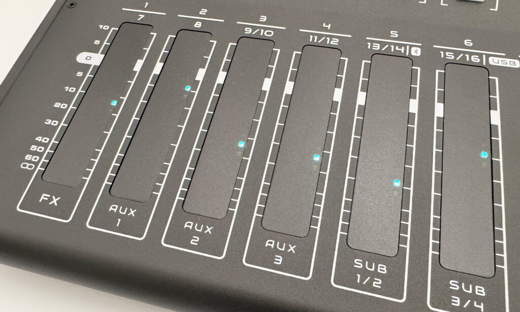 Schick sehen sie ja schon aus, die Fader