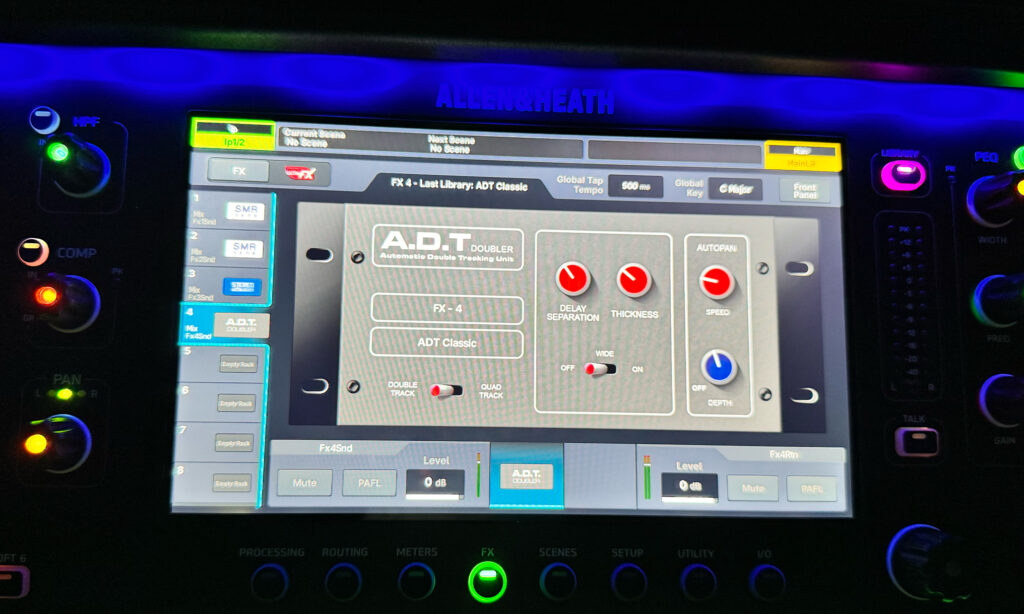 Besonders das Artificial Double Tracking gefällt mir