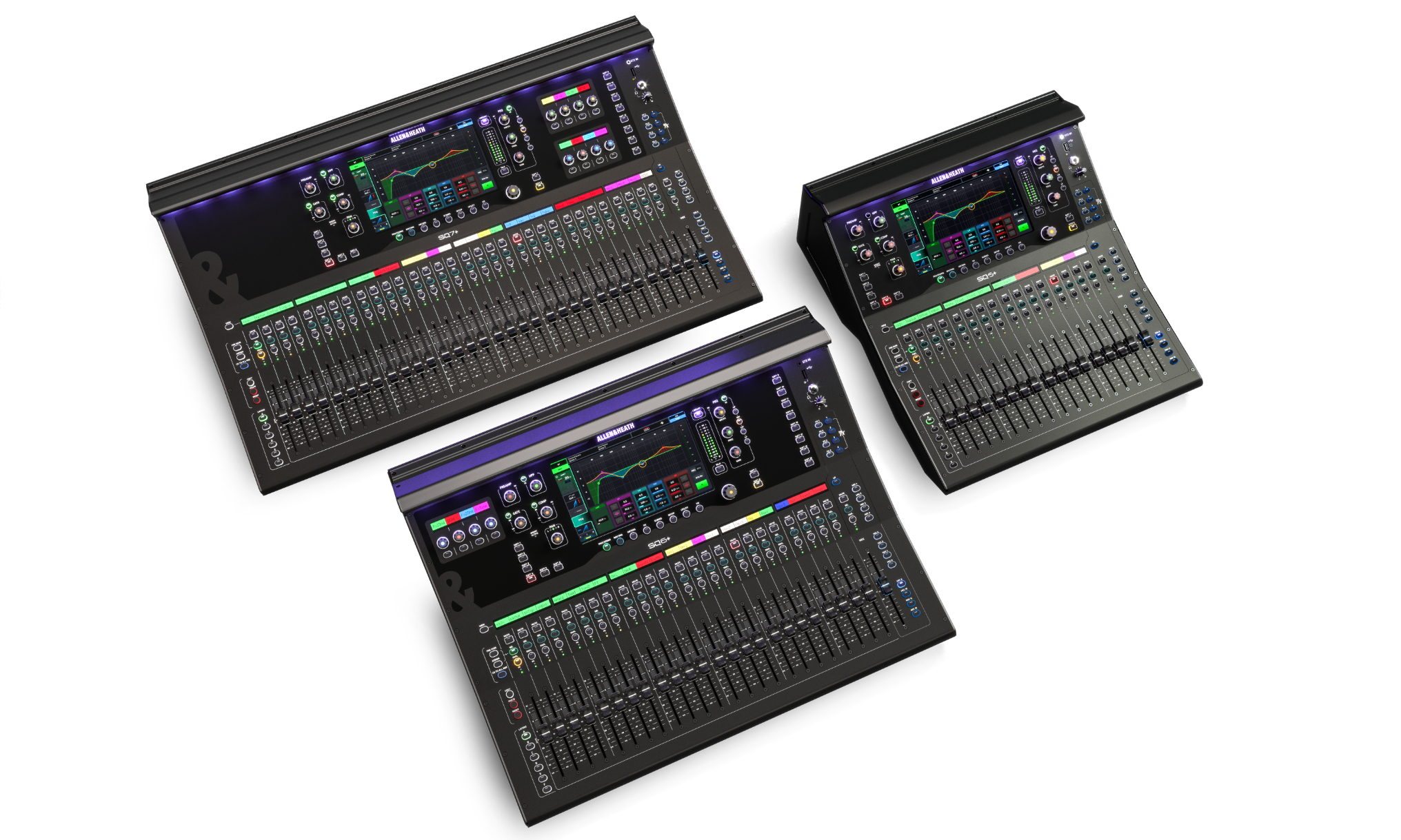 Allen & Heath bringt neue SQ+ Mischpult-Serie: SQ5+, SQ6+ und SQ7+ Artikelbild