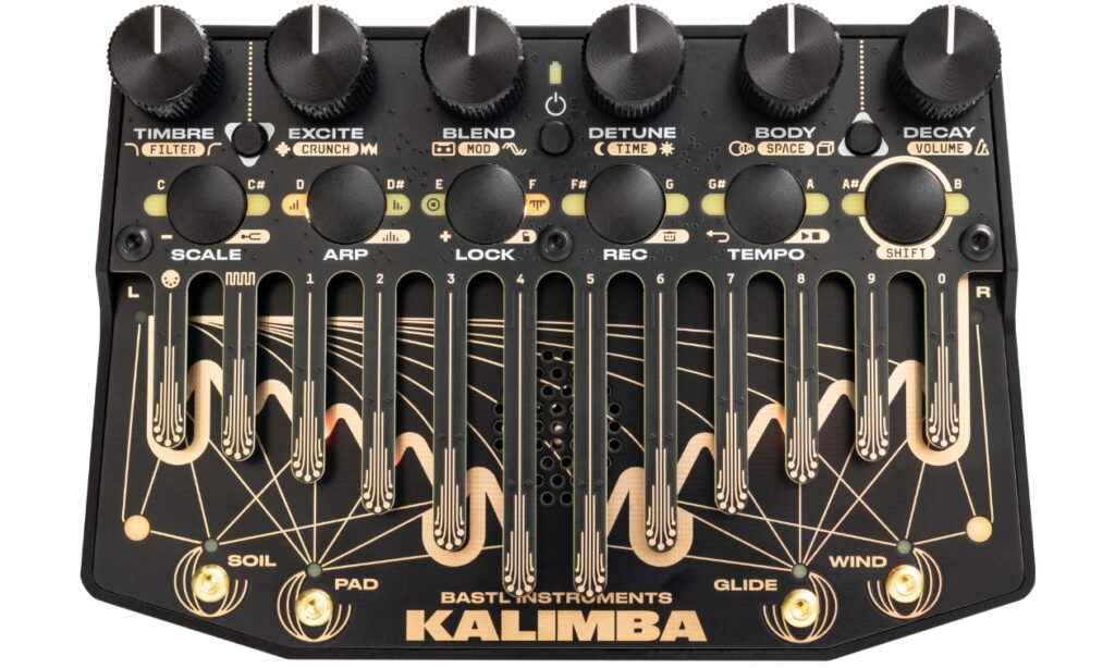 Bastl Instruments Kalimba - Panel mit  zwölf Klangzungen