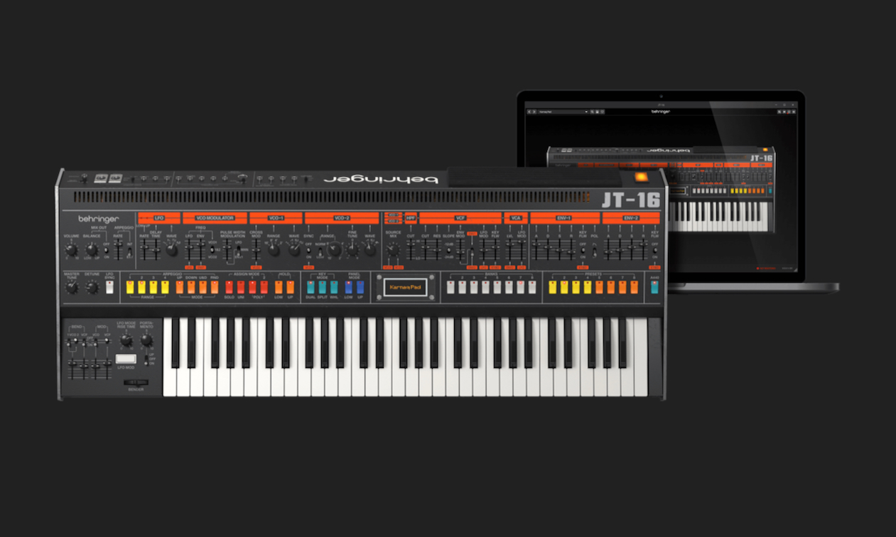 Behringer JT-16 VST: Jupiter-8 Software Synthesizer angekündigt Artikelbild