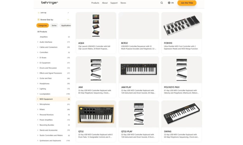 Behringer Reddit Leak: MIDI-Controller (Bildquelle: Reddit)