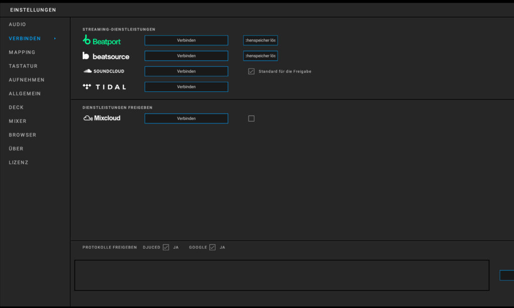 DJUCED Settings