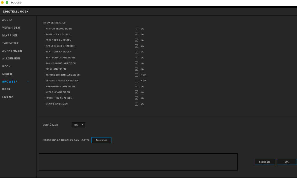 Bildergalerie DJUCED Settings Hercules DJControl Inpulse 200 MK3