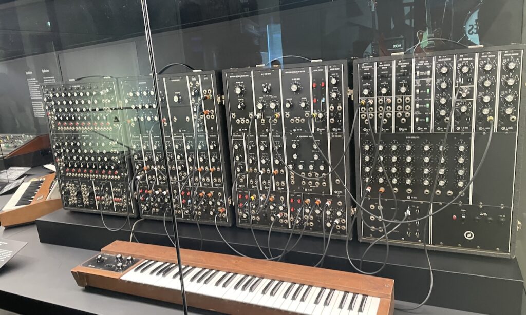 Das Eberard Schoener Moog Modularsystem im Deutschen Museum in München (Bildquelle: Sven Rosswog)