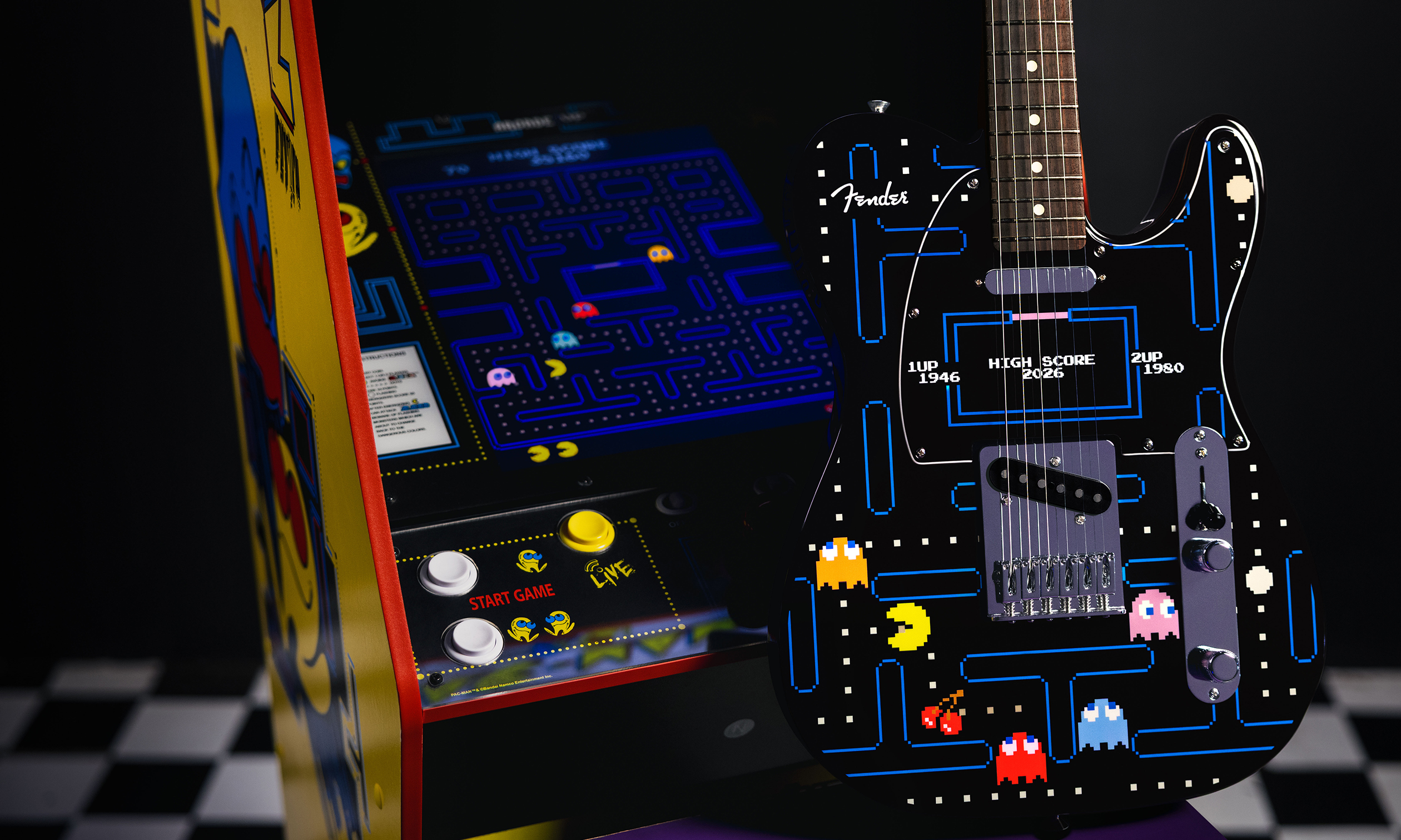 Fender Limited Edition PAC-MAN Player II Telecaster: Retro-Gaming trifft Tele-Twang Artikelbild