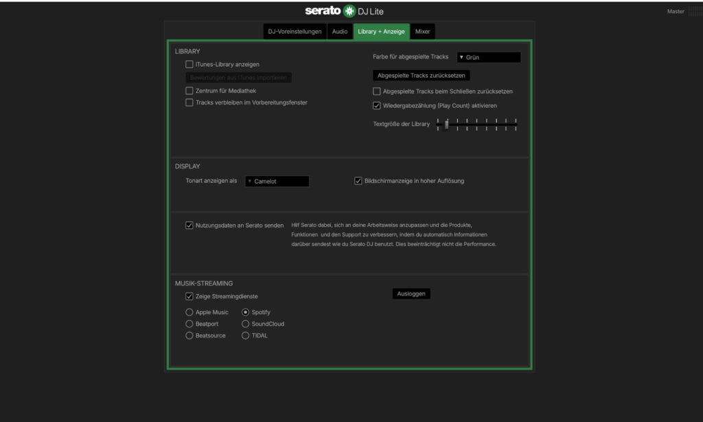 Bildergalerie Serato Settings Hercules DJControl Inpulse 200 MK3