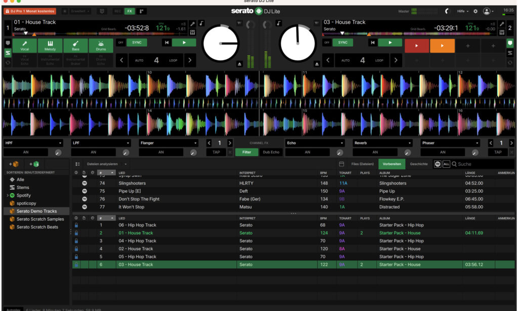 Serato DJ Lite 4.0.7 DJ-Software mit Hercules DJControl Inpulse 200 MK3