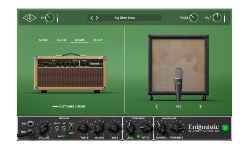 Enigmatic ’82 Overdrive Special Amp (Bildquelle: UAD) 