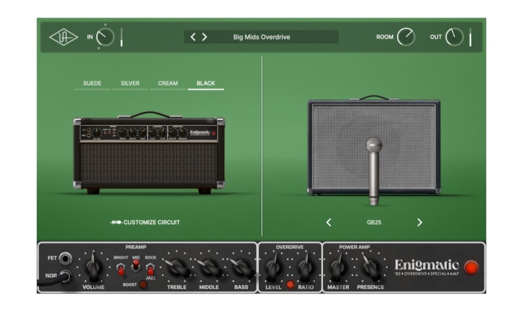 Enigmatic ’82 Overdrive Special Amp (Bildquelle: UAD) 