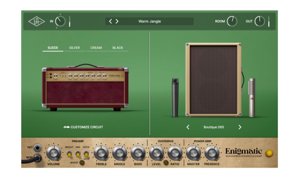 Enigmatic ’82 Overdrive Special Amp (Bildquelle: UAD) 