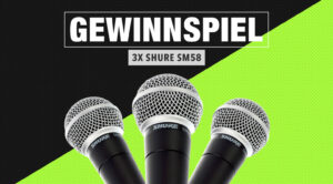 Shure SM58 Gewinnspiel: Wir verlosen 3x das beliebte Mikrofon Artikelbild