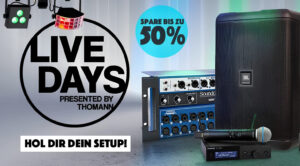 Thomann Live Days 2026: Unsere Highlights und die besten Live Deals