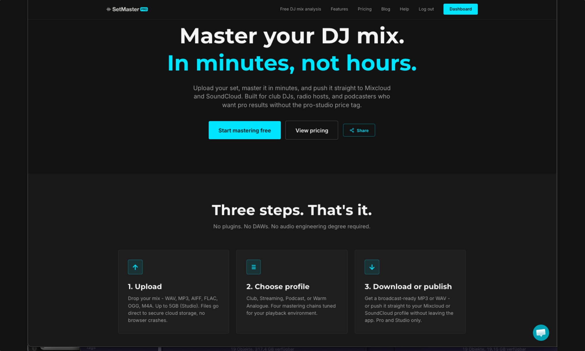 SetMaster Pro ist ein neues Online Mastering Tool speziell für DJ-Mixes Artikelbild