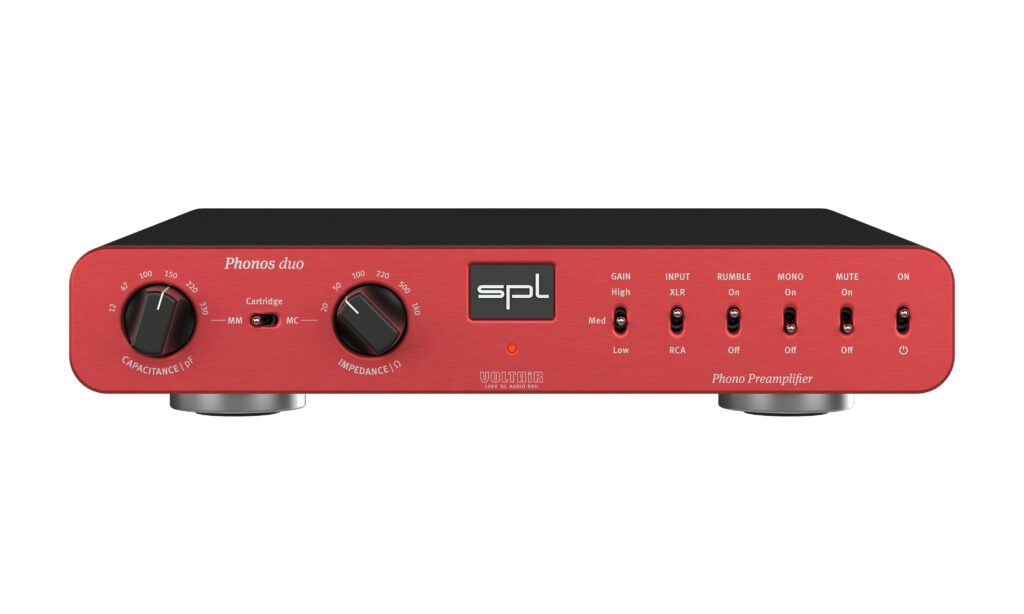 Neben der schwarzen Version des Phonos Duo gibt es den auch in ROT Duo (Copyright: SPL Electronics GmbH)
