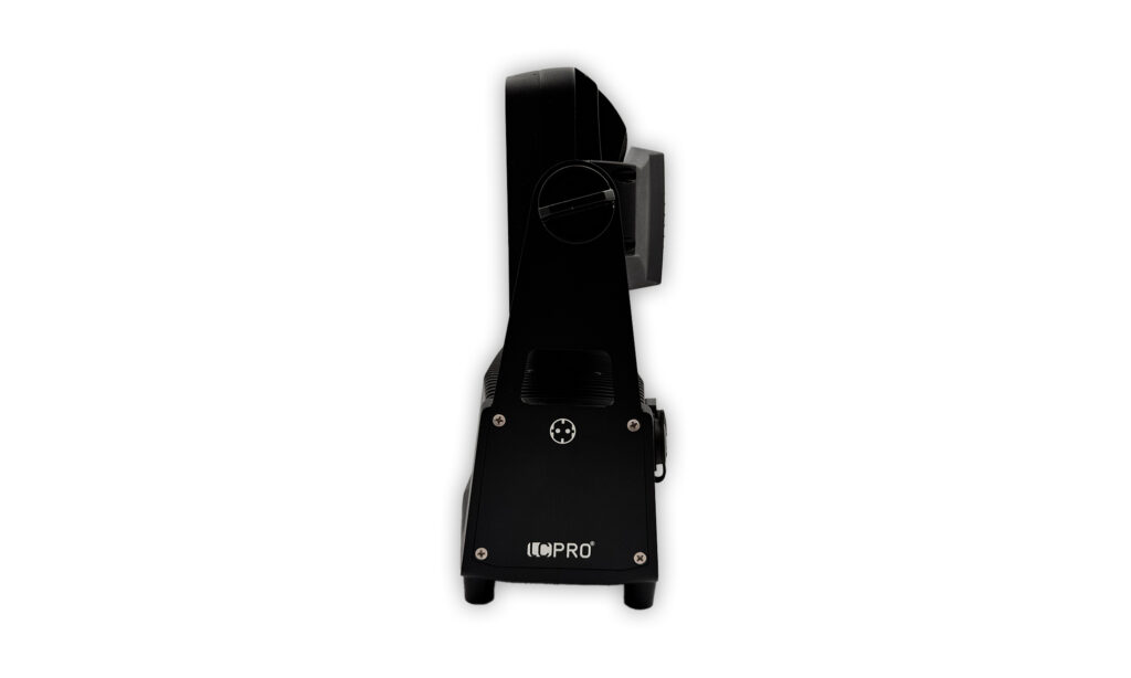 Die Seiten des LCPRO Show.CYC B4 beherbergen Drehschrauben zur Fixierung des Kopfs
