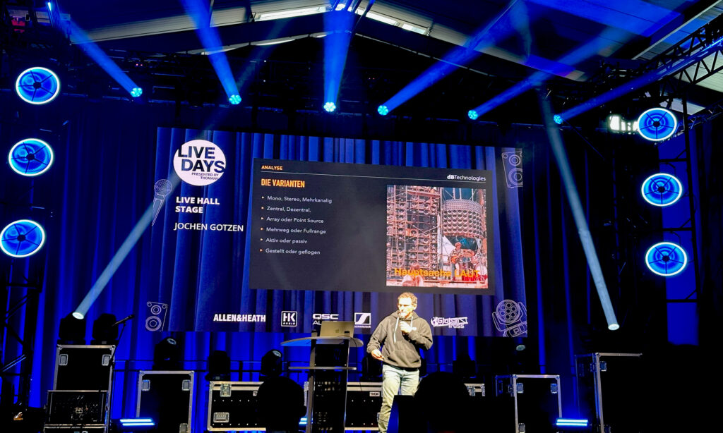 Interessante Vorträge gab es auf der LIVE-Hall Mainstage