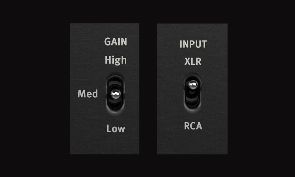 Die drei Gain-Stufen und der Eingangswahlschalter haben hier ebenso Platz gefunden (Copyright: SPL Electronics GmbH)