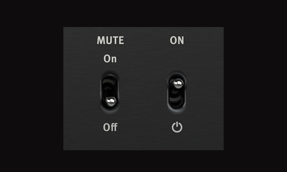 Rechts außen: Mute & Standby (Copyright: SPL Electronics GmbH)