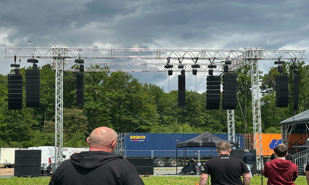 Verschiedene Line-Arrays gab es Outdoor auf dem „PA-Playground“ der Thomann Live Days 2026
