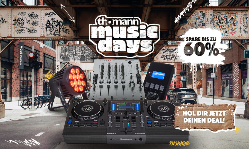 Thomann Music Days - DJ-Equipment und Licht Deals