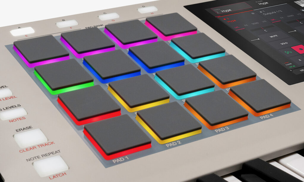 MPC Key 37 G2 Pads (Bildquelle: Akai)