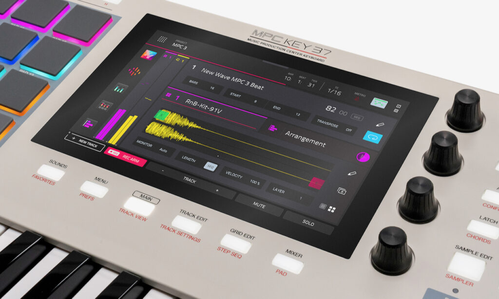 MPC Key 37 G2 Display (Bildquelle: Akai)