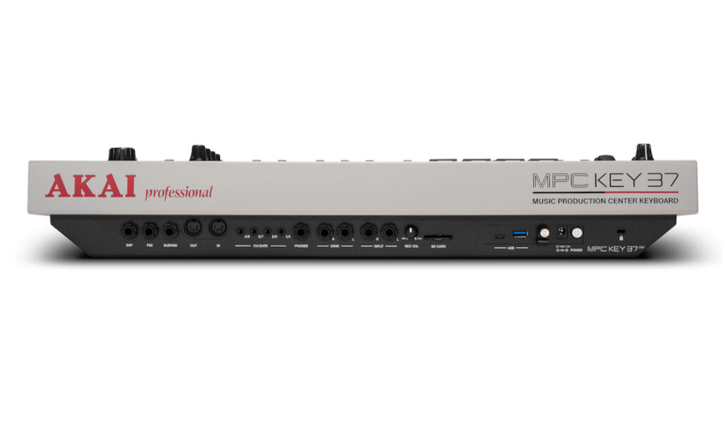 MPC Key 37 G2 Anschlüsse (Bildquelle: Akai)